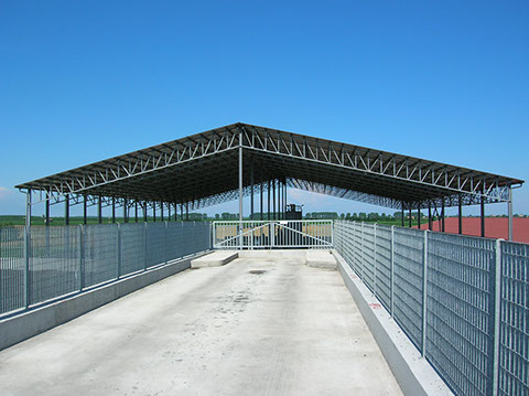 Struttura industriale in ferro