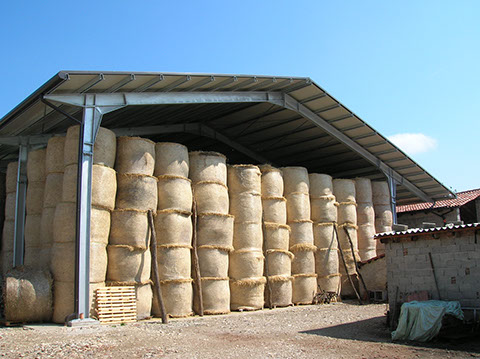 Copertura balle fieno