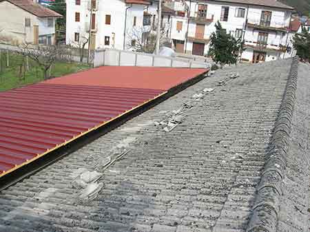 Copertura amianto