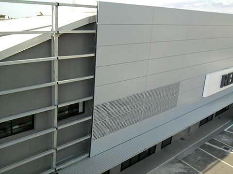 Baraccatura di sostegno rivestimento